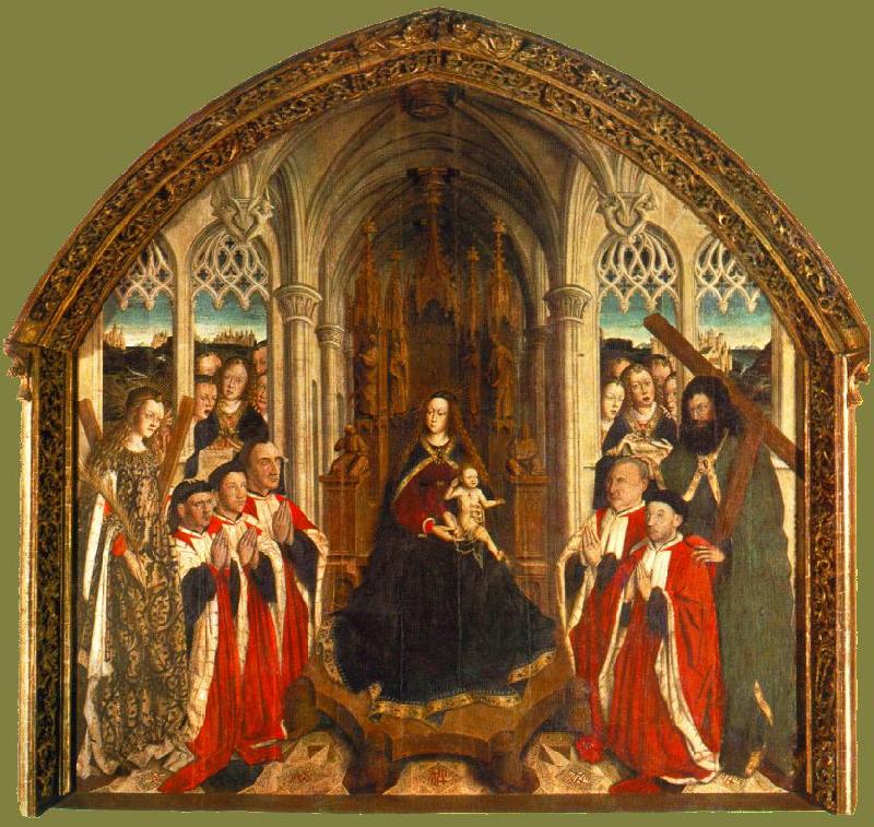 DALMAU, Lluis Altarpiece of the Councillors dfgh oil painting picture